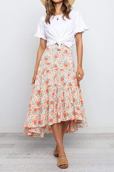 Floral Midi Skirt image 4